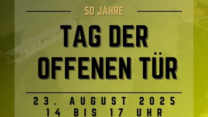 Plakat Tag der offenen Tür
